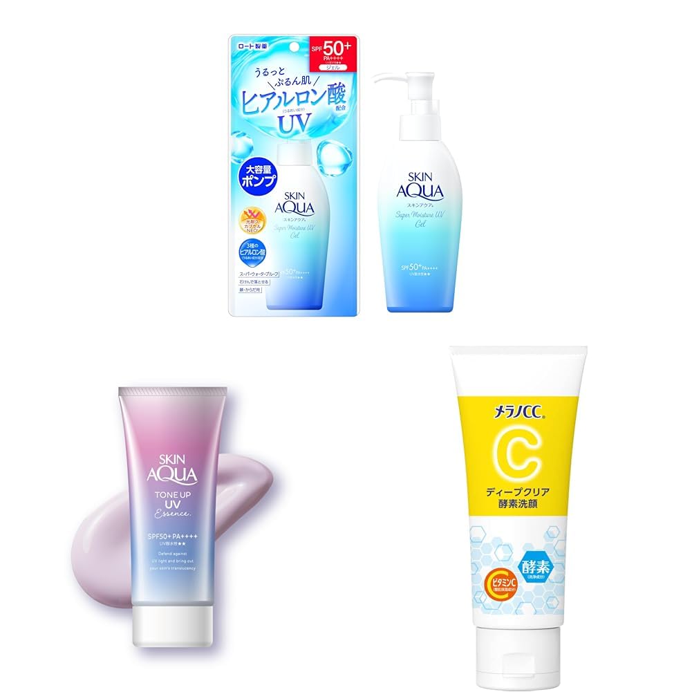 Amazon.co.jp: 【セット買い】スキンアクア 50+ スーパーモイスチャー