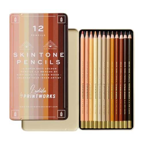 Printworks 12 lápices Skin Tone para ilustraciones detalladas