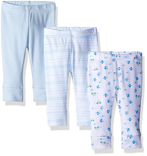 Spasilk Baby Boys' Taper Pants 3 Pack