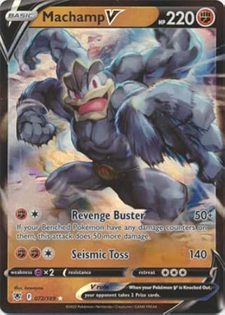 Machamp V 072/189 Ultra Rare Sword & Shield Astral