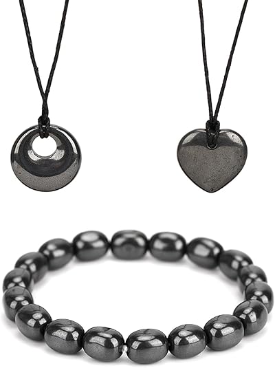 Upgrade 3 Pieces Zodiac Signs Spirit Natural Stone Crystal Bracelet Necklaces for Women Men 12 Constellation Birthday Gifts