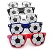 JINDEALLY Classic patriotic sunglasses with national flag design, sunglasses for cheering fans (2 pairs) (Canada)