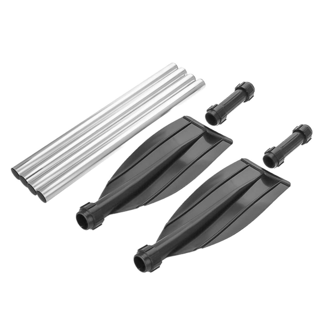Abaodam Doppelend 210cm aus Aluminiumlegierung Abnehmbar Kajakpaddel mit Gerippten Blättern für Kajak Kanu und Schlauchboot