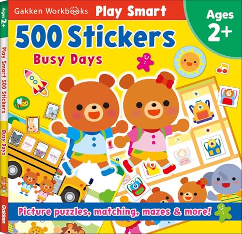  Play Smart 500 Stickers Busy Days: A Back to School Book for Kids: 3