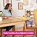 Bright Starts Disney Princess My Spot Easy-Clean Baby Booster Feeding Chair, 3-Point Harness, Washable Removable Straps, Pink