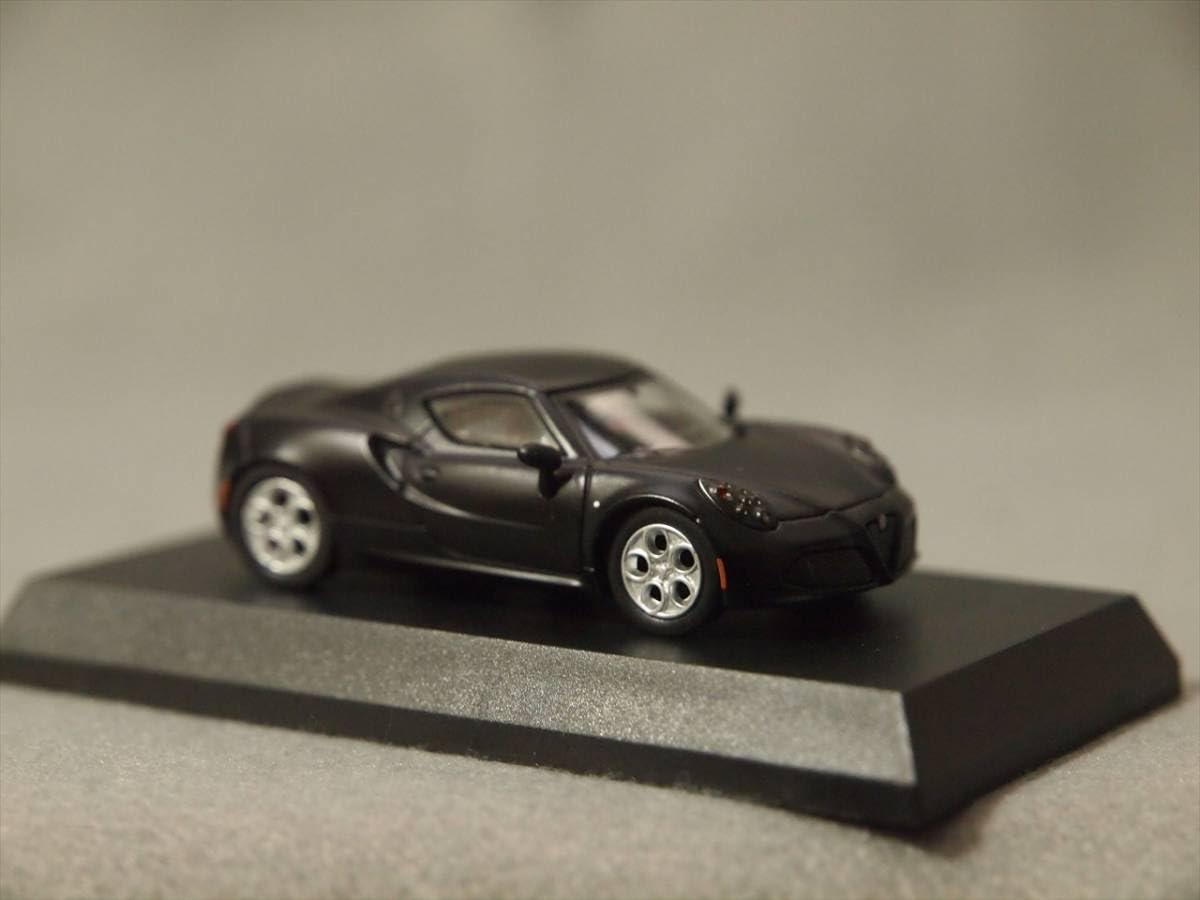Amazon | (シークレット) 1/64 アルファロメオ 4C マットブラック 京商