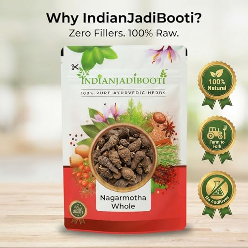 Image of IndianJadiBooti Nagarmotha Roots | Mustak - Cyperus Rotundus - Tunga Gaddalu (3 Packs of 900 Grams)