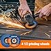 40 Pack Flap Discs 4 1/2 for Angle Grinder Sanding Disc - Trivd Frol 40/60/80/120 Grit T29 Flap Disc, 7/8 Inch Zirconia Abrasive Grinding Wheel Disc for Metal, Wood, Stainless Steel Finishing