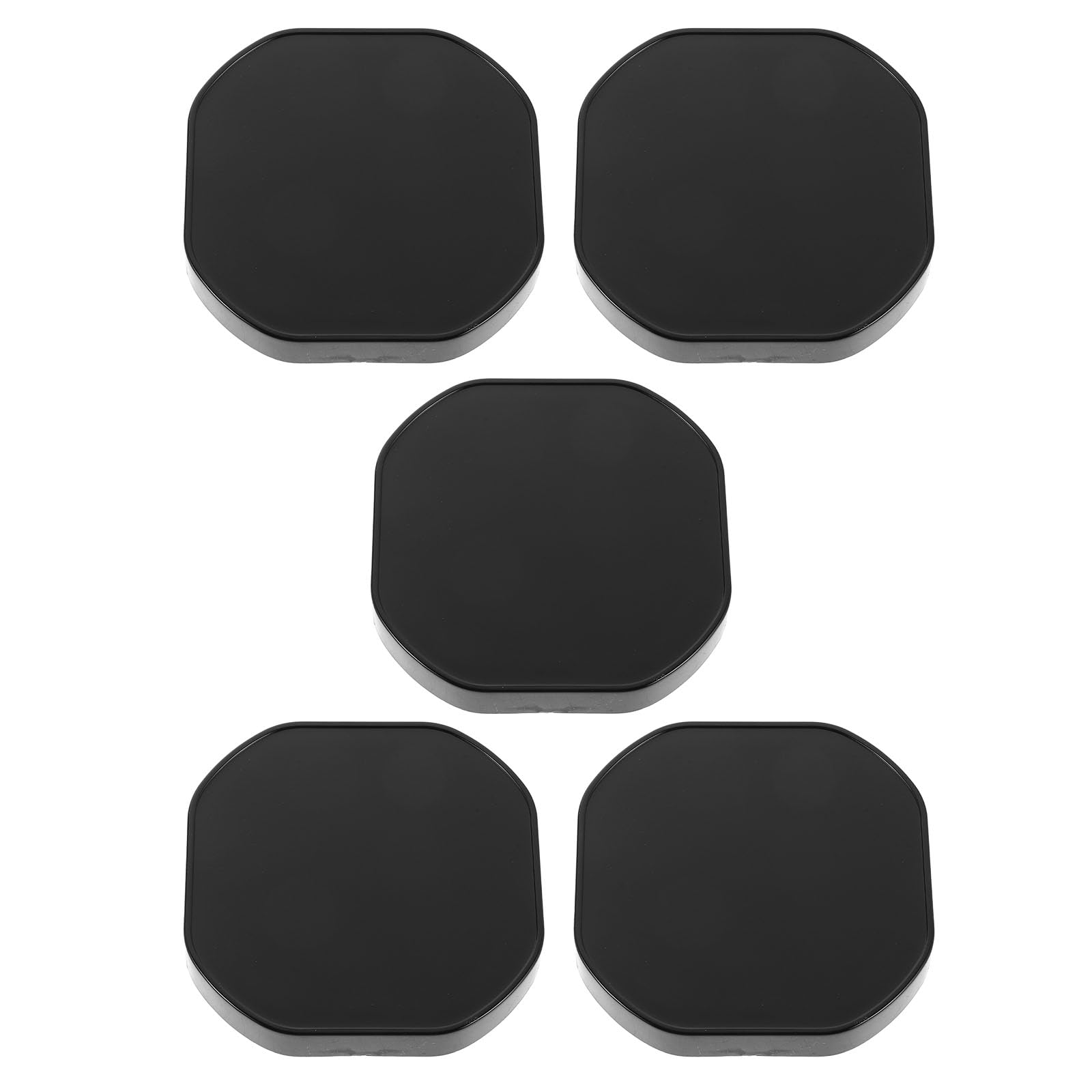 5pcs Black Square LED Pod Light Covers 3x3 Inch Cube Lens Shields Protective Cover for Car Truck Offroad Driving Light Bars