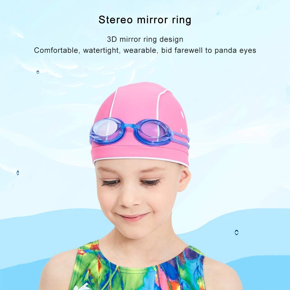Occhialini da Nuoto con Anti nebulizzazione e nasello Regolabile - Lenti a Specchio con Protezione UV per Bambini, Ragazzi, Uomini e Donne(3-Pack)