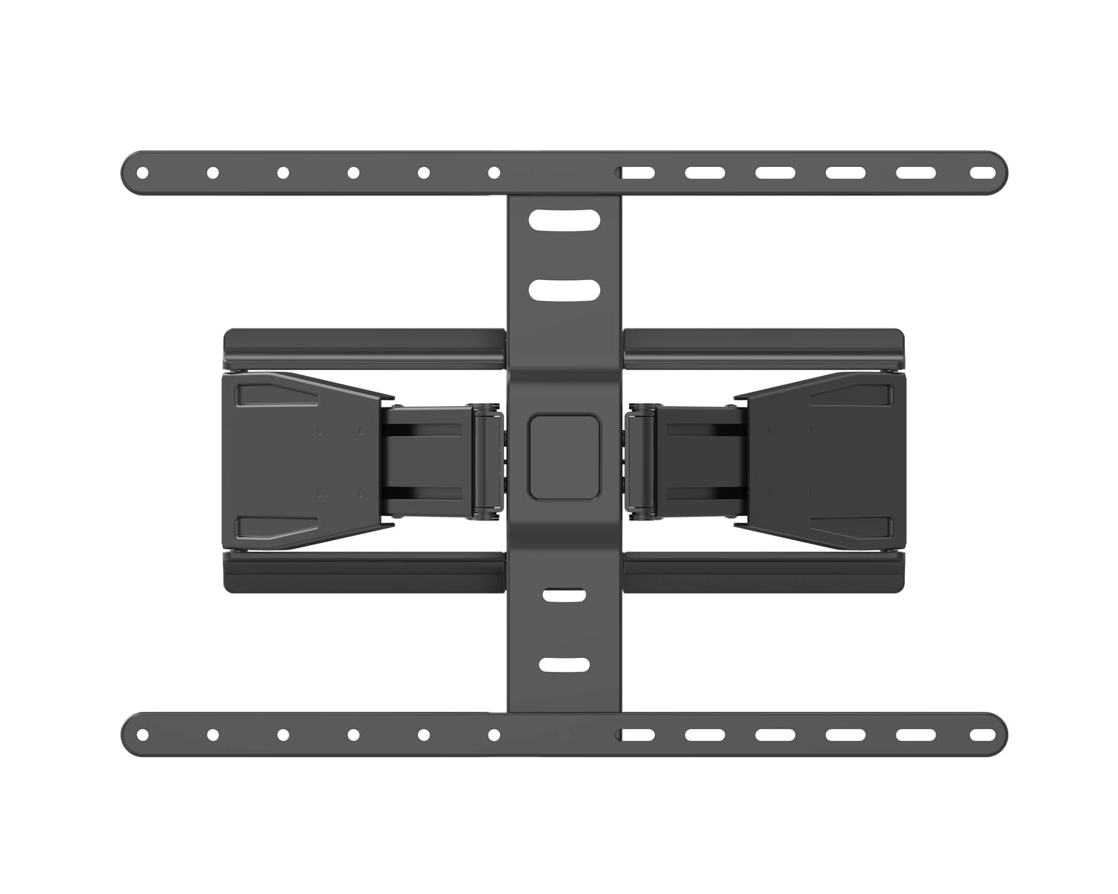 Supporto da parete per TV Ultra-Slim 109,2 - 228,6 cm - Inclinabile e girevole - Supporto TV per TV fino a 50 kg - VESA 400 x 400 - Supporto da parete per TV sottile, nero