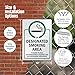 SmartSign 14 x 10 inch “Designated Smoking Area - Place Extinguished Cigarettes In Container Provided” Metal Sign, 40 mil Laminated Rustproof Aluminum, Green, Black and White, Made in USA