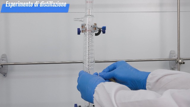 Condensatore Graham In Vetro Borosilicato - Giunto 19/22, Lunghezza 200mm, Per Distillazione - Foto 10