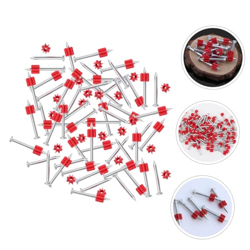 Image of ULTECHNOVO 100pcs Extended Nails for Wall Art Hanging Woodworking Straight Nails Versatile Fixing for Pictures Floorboards Hardware