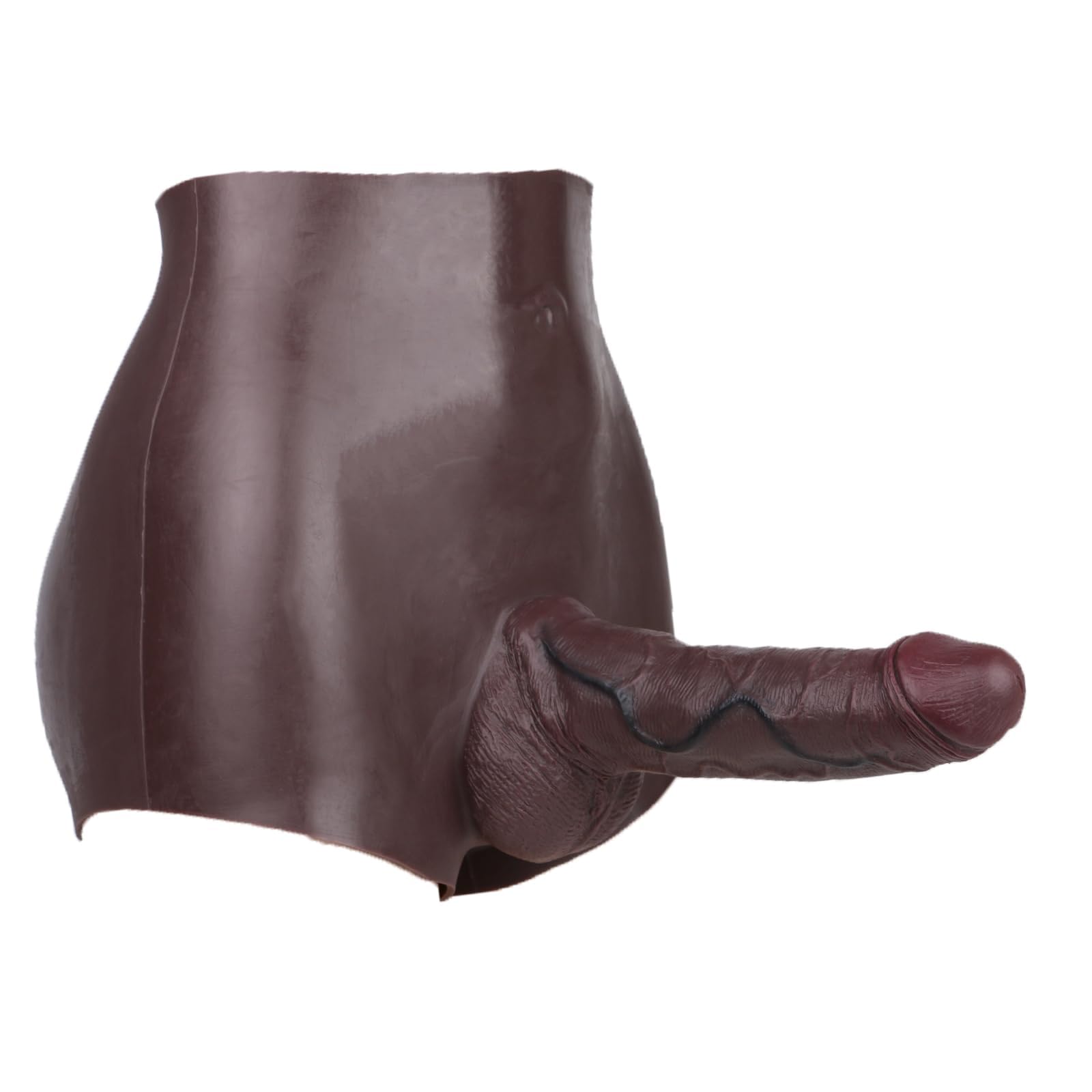 Tacchi di Silicone per Strap On 9.76in con Cintura Elastica, Dildo Realistico Nero per Uomini Gay, Panties con Ingranaggio per Gioco Anal e Coppia, Seta Flessibile per Uso Intimo