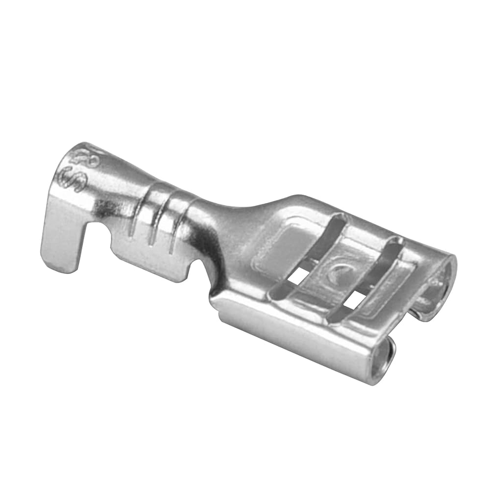 Terminali A Crimpare Non Isolati - Connettori A Spada 6.3 Mm, Per Cavi 1-1.5 Mm², Ottone, 100 Pz - Foto 3