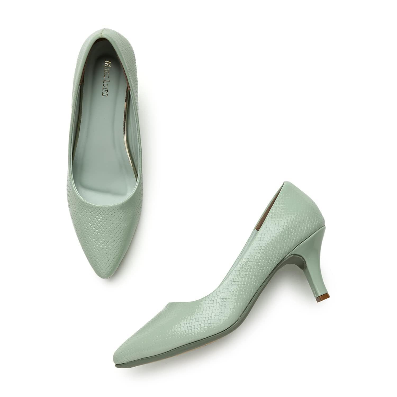 Marc Loire Womens Casual Soft Comfortable Green Kitten Heels,size: 7 (B0BBV3RDY8) Amazon Price History, Amazon Price Tracker