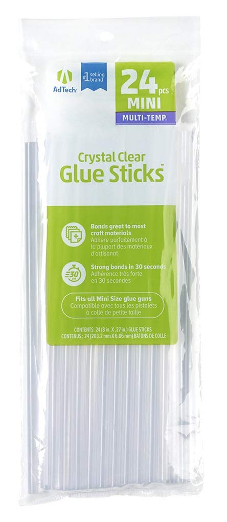 AdTech 8 Mini Hot Glue Stick-24pk Part W220-3824