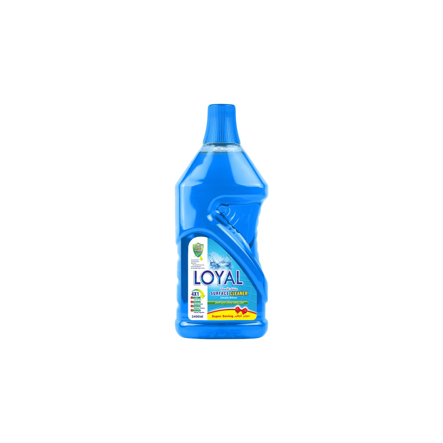 Surface Cleaner Liquid, Seaside Breeze, Blue, 2400ml