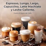 Cecotec Espresso Coffee Machine - FreeStyle Latte T. 1350 W Coffee Capsule Machine, 20 Bar, 1.6L Water Tank and 400ml Milk, Compatible with Ground Coffee, Dolce Gusto, Nespresso and K-Fee - 5
