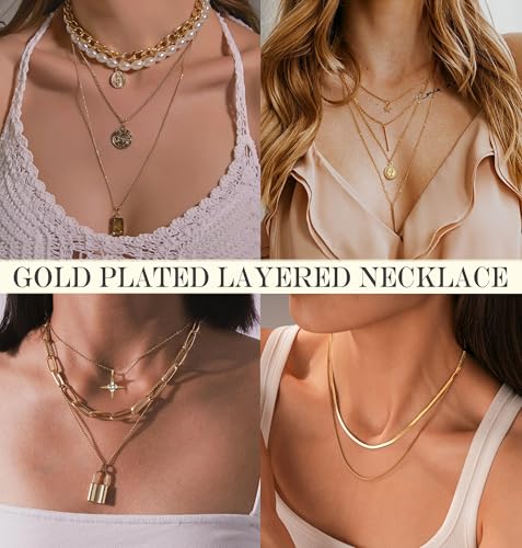 Image of 124 Pcs Gold Jewelry Set for Women Fashion Costume Accessories