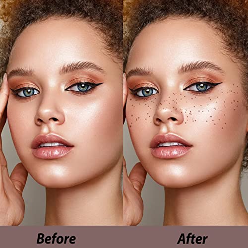 Henniu 6 folhas adesivos à prova d'água sardas rosto t-tatuagem para meninas maquiagem festa festiv