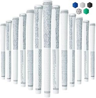 Wedge Guys DC Tour Golf Grips – 4 Grip Zones for Supreme Comfort & Control - All-Weather Performance Golf Club Grips Replacement for Regripping Wedges Drivers Irons Woods Hybrids, Midsize or Standard