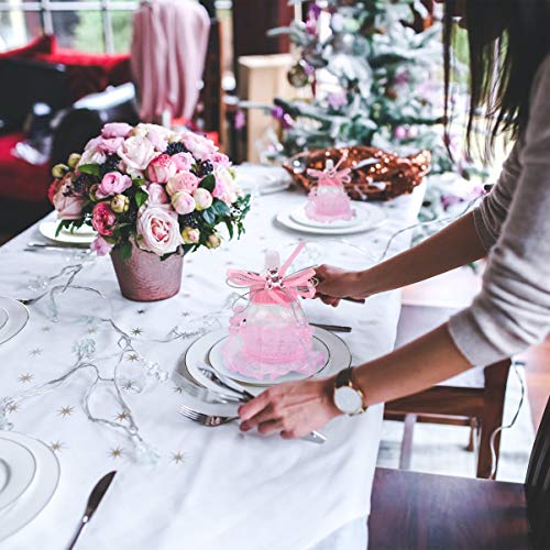 Toddmomy Christmas Decor 72Pcs For Milk Bottle Shape Mini Traet Gable Favors Transparent Wedding, Shower Reveal Gift Candy Decoration Birthday Decorative Bottles, Storage Baby Bottles #TOP2