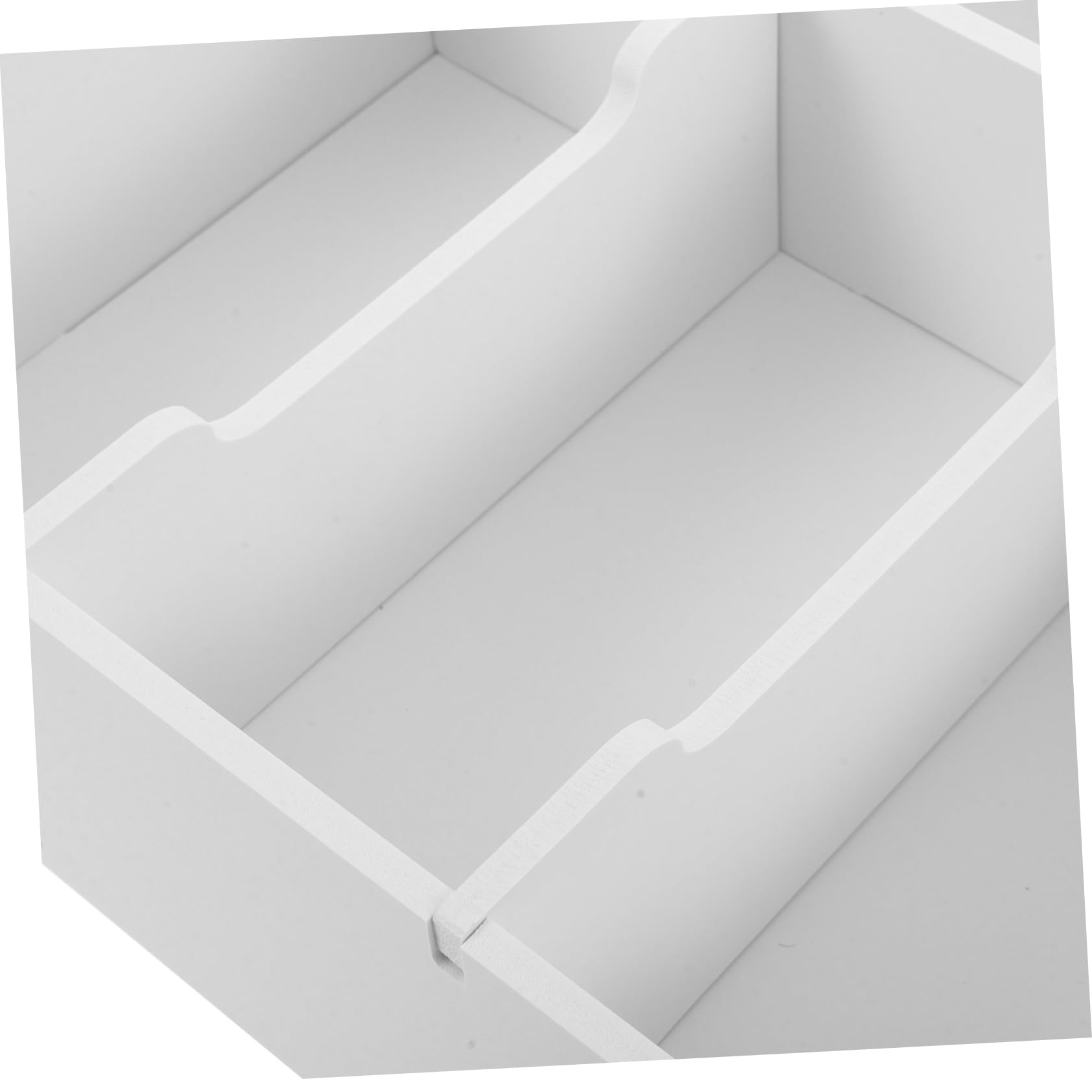Geldsammelbox mit Mehreren Fächern aus Pvc Holzkunststoff Beige