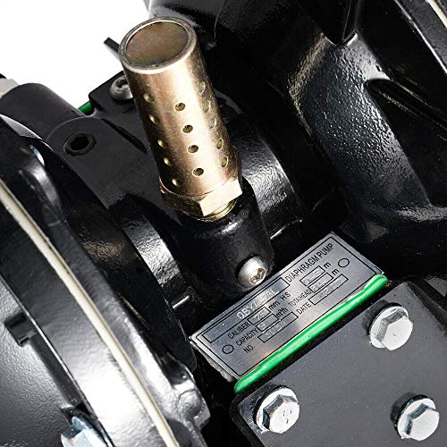 Cozyel Air-Operated Diaphragm Pump Double Diaphragm Pump 1 Inch Inlet & Outlet, Air Diaphragm Pump Dual Diaphragm Air Pump Aluminum 35 Gpm Max 120Psi, Qby4-25L #TOP7