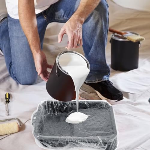 NICENEEDED 20 Stück Farbwannen Liner Farbwannen Einlaen Farbwannen Einlaen Zum Streichen von Wänden