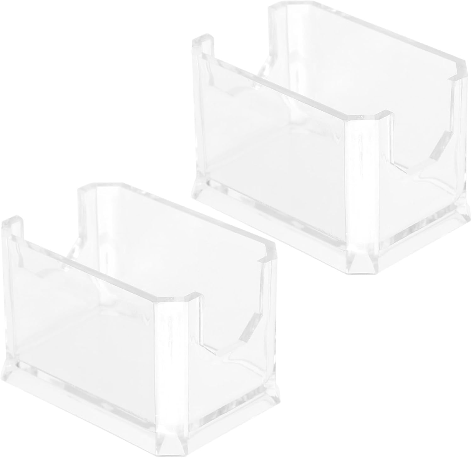2pcs Acrylic Sugar Packet Box for Home and Housewarming Use