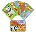 Vileafy Jungle Animal Series Jigsaw Puzzle Sets, 4-Pack 4 Complexities, Best for 3-5 Years Old Babies to Develop Dexterity and Problem Solving, Free Iron Box for Easy Storage, 6 1/2” X 4 1/2”.