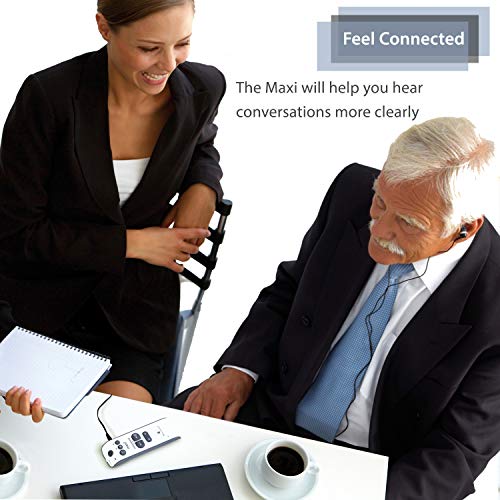 Bellman & Symfon Maxi Classic Personal Sound Amplifier With Headphones For Difficult Hearing Situations - Wireless Sound Amplification Device - Digital, Clarifies Sound - Easy To Use, For Seniors #TOP7