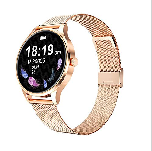 Smartwatch wasserdichte Uhr Damen Smartwatch Fitnessuhr Fitness-Tracker Fitness-Tracker Smart-Uhren für Frauen Armbänder EKG Armband,Gold