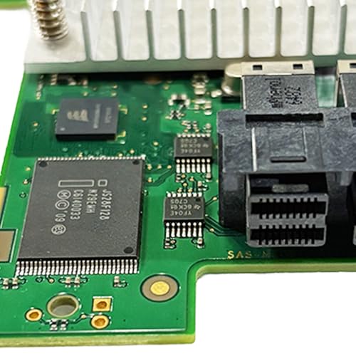 Image of SAS HBA Card Compatible with 9211-8i & LSI 9300-8i IT Mode PCIe SATA Expansion Card, 8-Port 12Gbps PCIe 3.0 x8, SAS Expander Support, HBA Controller with 2X SFF-8643 to 4X SATA Cables for ZFS TrueNAS