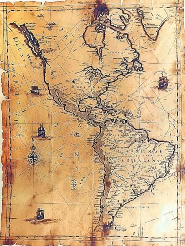 Diamond Painting Mapa Del Mundo Pintura Diamante Mapa Diamond Painting Adultos Principiante Bordado Punto De Cruz Kit Manualidades Adultos Artes para la Decoracion Habitacion (50x70cm) -L253MIK0