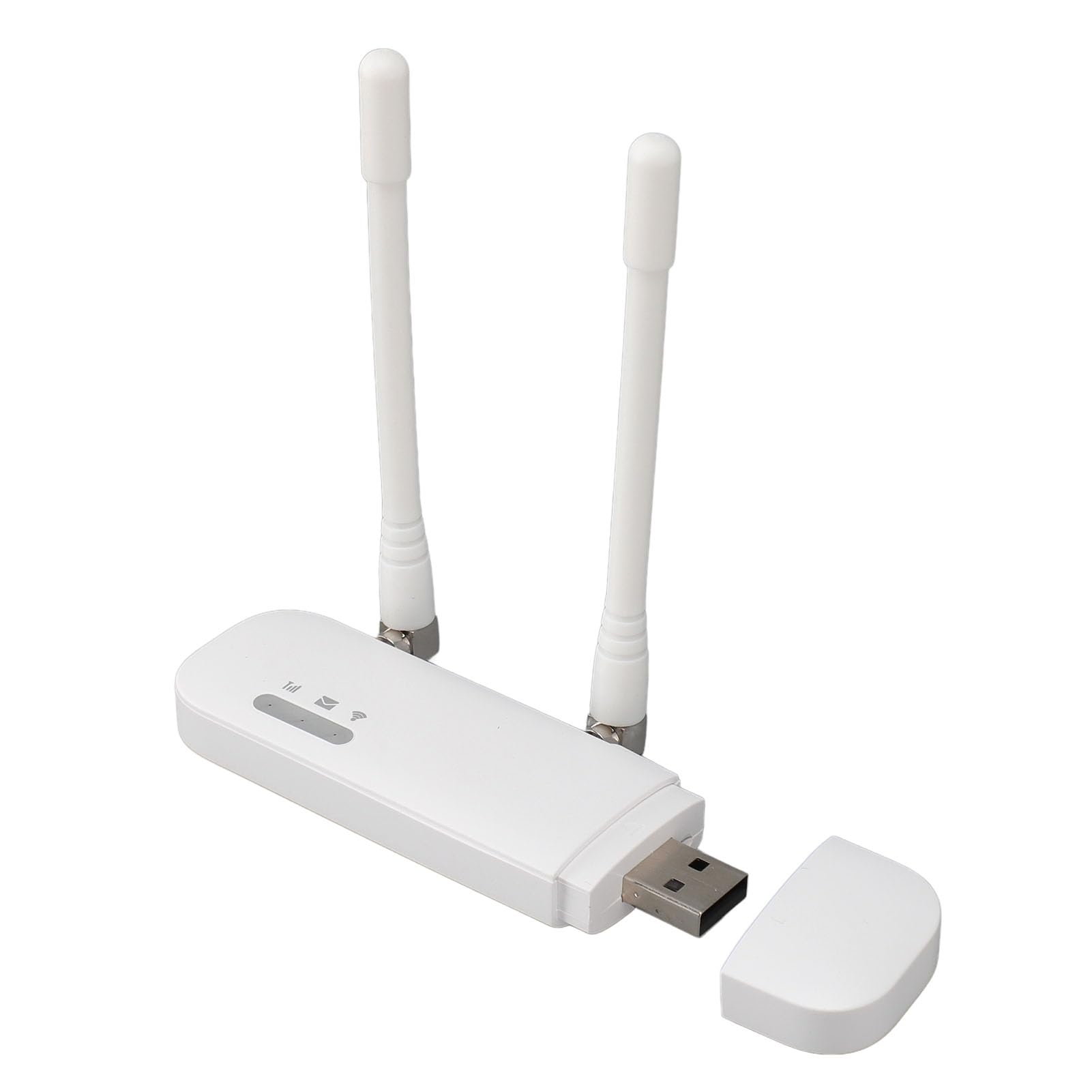 Przenośny Hotspot Wi-Fi 4G USB, Szybkie Szyfrowanie 150 Mb/s, w Podróży, 10 Użytkowników, Biały