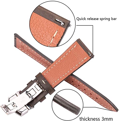 Bracelet de montre en cuir pour remplacer une sangle usée