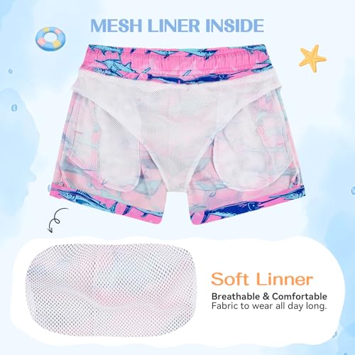 Image of American Trends Boys Swim Trunks Toddler Swim Shorts Bathing Suit Kids Swimsuit Youth Swimwear