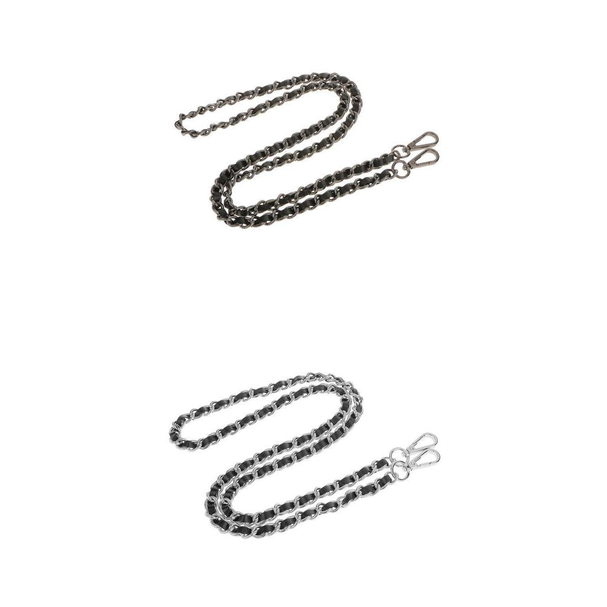 2x Metal Leather Shoulder Cross Body Bag Chain Strap Replaces|Clothing, Shoes & Accessories | Womens Handbags & Bags | Handbag Accessories|2 Pieces Chain-image-41