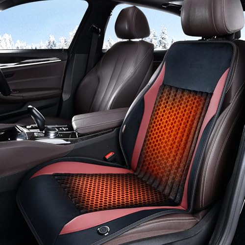 Coverado Front Seat Covers, Soft Velour & Leather Car Seat
