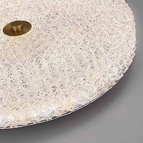 Plafond LED moderne cristal contemporain dimmable pour la maison