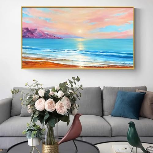 Peintures abstraites de paysage marin de qualité supérieure