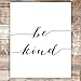 Be Kind Be Brave Be You Art Prints (Set of 3) - Unframed - 8x10 | Inspirational Wall Art | Office Wall Decor | Motivational Wall Decor | Perfect for Home, Office, or Classroom Decor | Office Wall Art