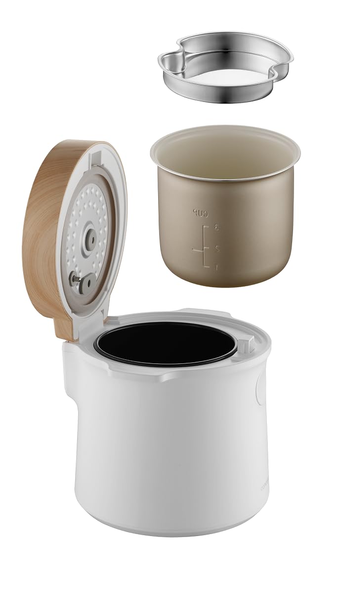 Concept RE3030 Cuiseur à riz numérique 1,5 l Blanc Décor bois