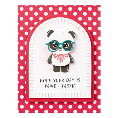 Matrice de découpe Dancin Panda Spellbinders pour scrapbooking et carterie - 4