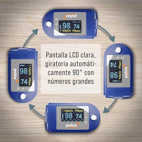 Pulsioxímetro pulox PO-250 con pantalla LCD en color, software y accesorios - imagen 4