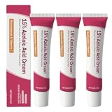 3 PCS 20G AZELAINSÄURE CREME AZELAINSÄURE 15% AZELAIC ACID 15% AZELAIC ACID CREAM CREME GEGEN PICKELMALE ENTFERNT AKNE EFFEKTIV HELLT HAUTTON HINTERLÄSST GLATTE STRAHLENDE HAUT FÜR ALLE HAUTTYPEN