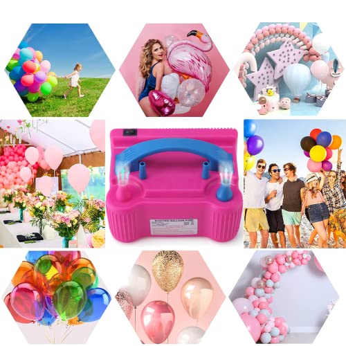 Electric Air Balloon Pump, Portable Dual Nozzle Electric Balloon Blower Air Pump Balloons Inflator For Decoration, Party, Sport, Gifts #TOP5